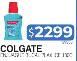 Masivos Colgate enjuague bucal plax ice oferta