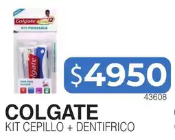 Masivos Colgate kit cepillo + dentifrico oferta