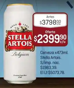 El Nene Stella artois cerveza oferta