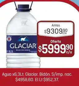El Nene Glaciar bidón agua oferta