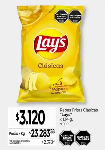 Lays papas fritas clásicas
