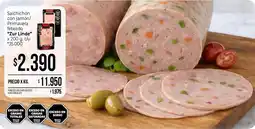 La Anonima Zur linde salchichón con jamón/primavera feteado oferta