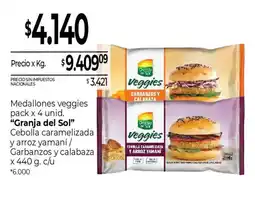 La Anonima Granja del Sol medallones veggies oferta