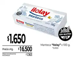 La Anonima Ilolay manteca oferta