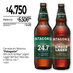 La Anonima Patagonia cerveza km 24,7 amber lager lager del sur vera ipa oferta