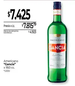 La Anonima Gancia americano oferta