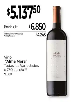 La Anonima Alma Mora vino oferta