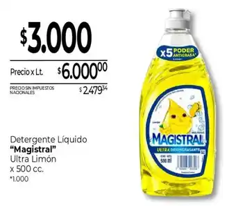 Magistral detergente liquido ultra limon