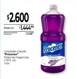 La Anonima Procenex limpiador líquido oferta
