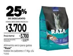 La Anonima Raza alimento seco para gatos oferta