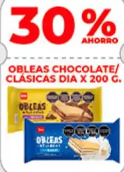 Supermercados DIA Obleas chocolate/ clásicas oferta