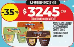 Supermercados DIA Danette postre varios sabores oferta