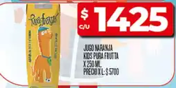 Supermercados DIA Pura frutta jugo naranja kids oferta