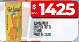 Supermercados DIA Pura frutta jugo naranja kids oferta