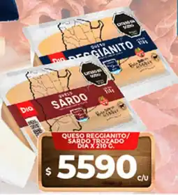 Supermercados DIA Dia queso reccianito/ sardo trozado oferta