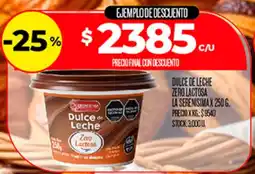 Supermercados DIA La serenisima dulce de leche zero lactosa oferta