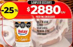 Supermercados DIA Ilolay dulce de leche clásico oferta