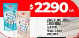 Supermercados DIA Sunshine suavizante para la ropa clásico / floral oferta