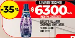 Supermercados DIA Downy suavizante para la ropa concentrado oferta