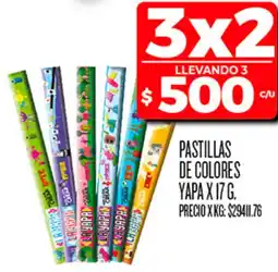 Supermercados DIA La yapa pastillas de colores oferta