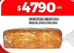 Supermercados DIA Pan multicereal familiar oferta