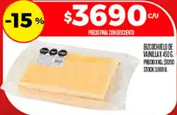 Supermercados DIA Bizcochuelo de vainilla oferta
