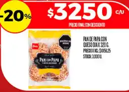 Supermercados DIA Dia pan con papa oferta