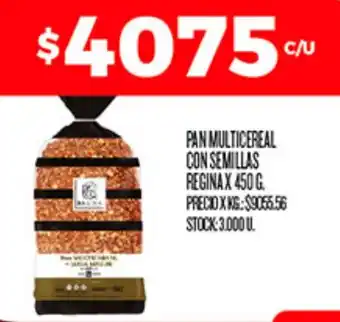 Supermercados DIA Regina pan multicereal con semillas oferta