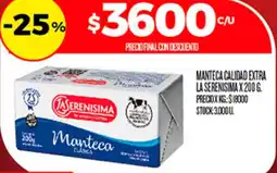 Supermercados DIA La serenisima manteca clasica oferta
