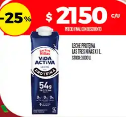 Supermercados DIA Las tres niñas leche proteína oferta