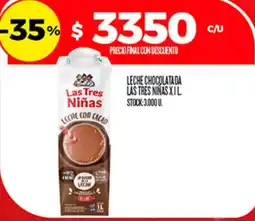 Supermercados DIA Las tres niñas leche chocolatada oferta