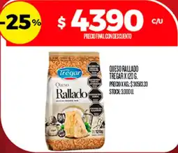 Supermercados DIA Tregar queso rallado oferta