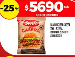 Supermercados DIA Swift hamburguesa casera oferta