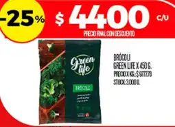 Supermercados DIA Green life brócoli oferta