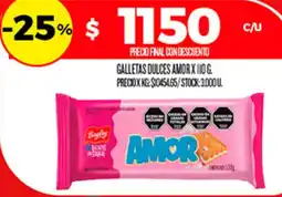 Supermercados DIA Bagley galletas dulces amor oferta