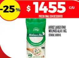 Supermercados DIA Molinoss Ala arroz largo fino oferta