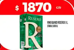 Supermercados DIA Resero vino blanco oferta