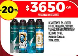 Supermercados DIA Rexona desodorante en aerosol oferta