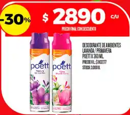 Supermercados DIA Poett desodorante de ambientes lavanda / primavera oferta