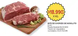 Carrefour Bife de chorizo de novillito oferta