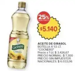 Carrefour Market Cocinero - aceite de girasol oferta