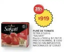 Carrefour Market Salsati - pure de tomate tetra oferta