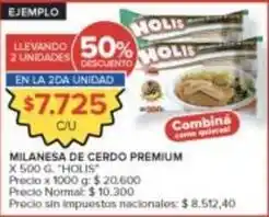 Carrefour Market Premium - milanesa de cerdo oferta