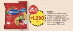 Carrefour Market Matarazzo - fideos tirabuzón/ tallarín spaguetti mostachol oferta