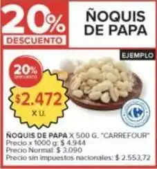 Carrefour Market Carrefour - ñoquis de papa oferta