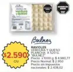 Carrefour Market Ravioli verdura y queso oferta