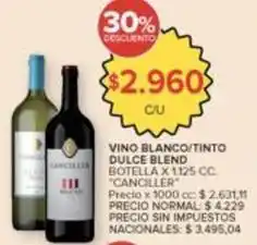Carrefour Market Vino blanco/tinto dulce blend oferta