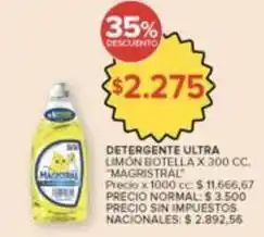 Carrefour Market Magistral - detergente ultra limon oferta