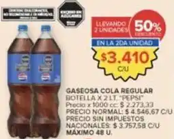 Carrefour Market Pepsi - gaseosa cola regular oferta