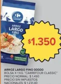 Carrefour Market Carrefour - arroz largo fino 00000 oferta